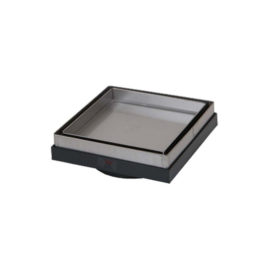 Economy Tile Grate Square 100Mm Stainless Steel