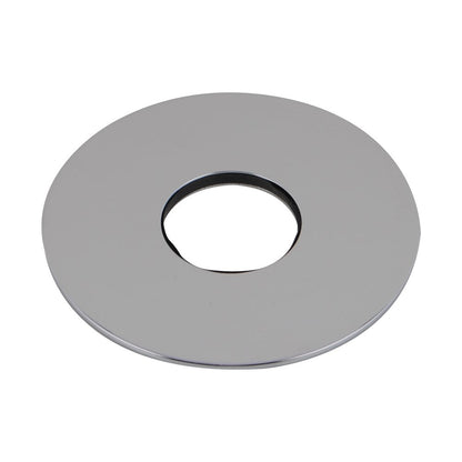 80mm Chrome Round Cover Plate For Wall Mixer / Diverter Bottom Part / Wall Spout