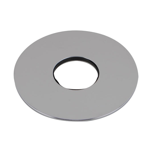 80mm Chrome Round Cover Plate For Wall Mixer / Diverter Bottom Part / Wall Spout