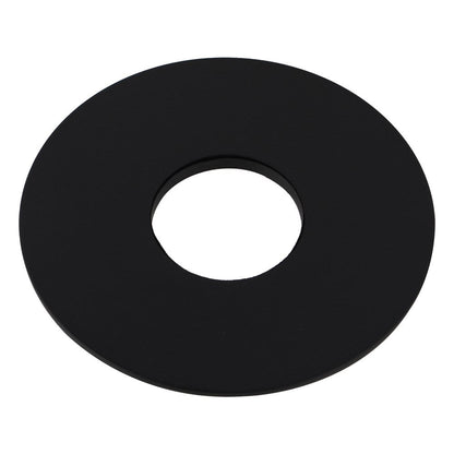 80mm Black Round Cover Plate For Wall Mixer / Diverter Bottom Part / Wall Spout