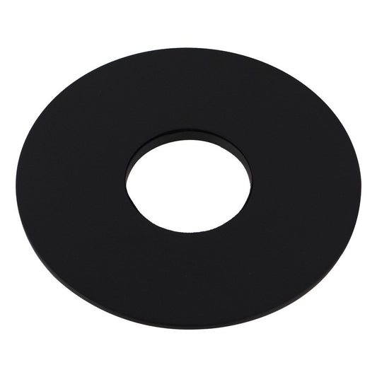 80mm Black Round Cover Plate For Wall Mixer / Diverter Bottom Part / Wall Spout