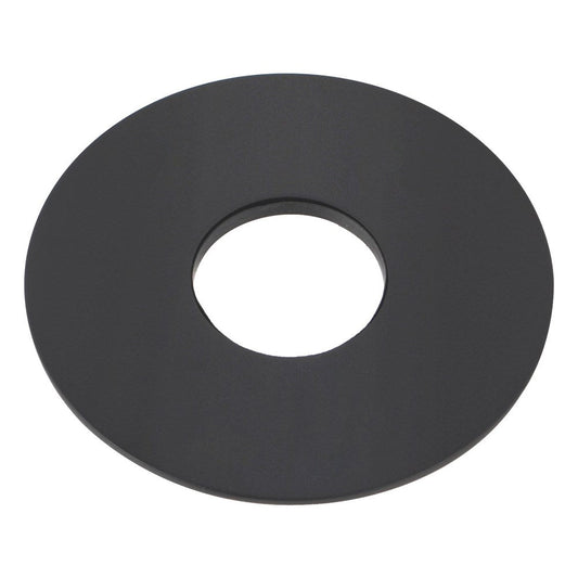 80mm Gun Metal Grey Round Cover Plate For Wall Mixer / Diverter Bottom Part / Wall Spout