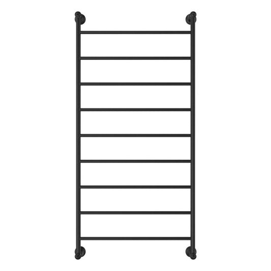 Fienza Lillian Heated Towel Rail 600 x 1200mm Matte Black