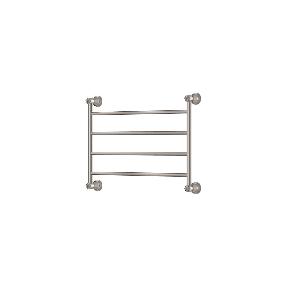 Fienza Lillian Heated Towel Rail 600 x 450mm Brushed Nickel