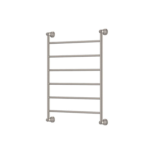 Fienza Lillian Heated Towel Rail 600 x 800mm Brushed Nickel