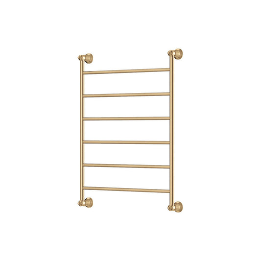 Fienza Lillian Heated Towel Rail 600 x 800mm Urban Brass
