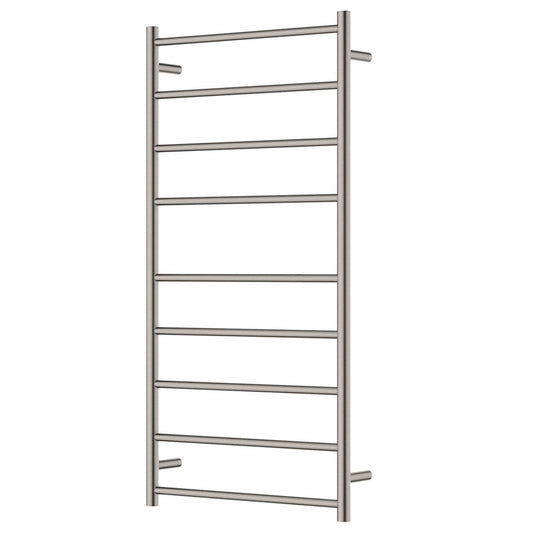 Fienza Isabella Heated Towel Rail 600 x 1200mm Brushed Nickel