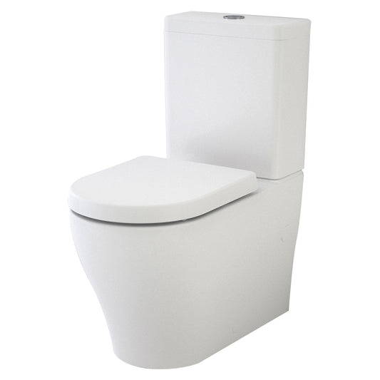 Caroma Luna Wall Faced Toilet Suite - Bottom Inlet