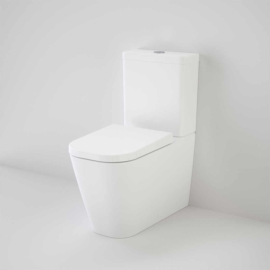 Caroma Luna Square Cleanflush Wall Faced Toilet Suite (Back Entry)