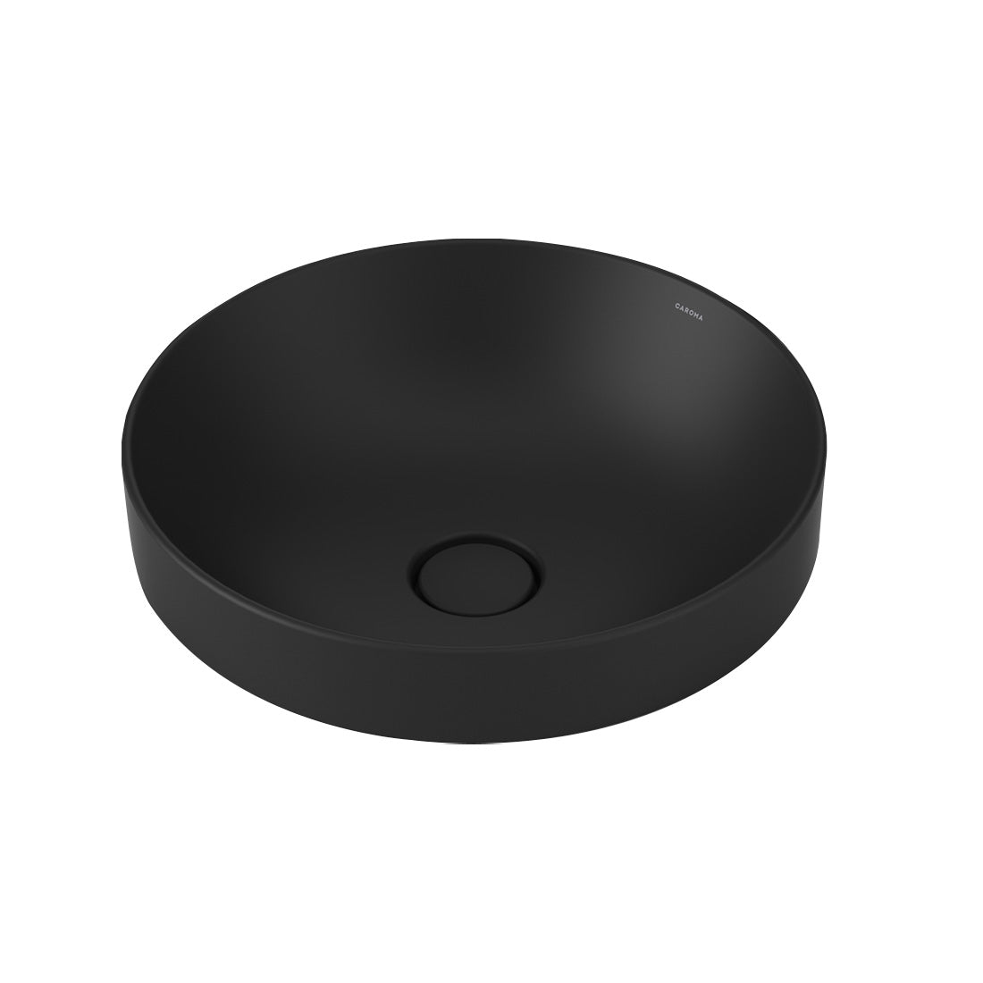 Caroma Liano II 400mm Round Inset Basin Matte Black