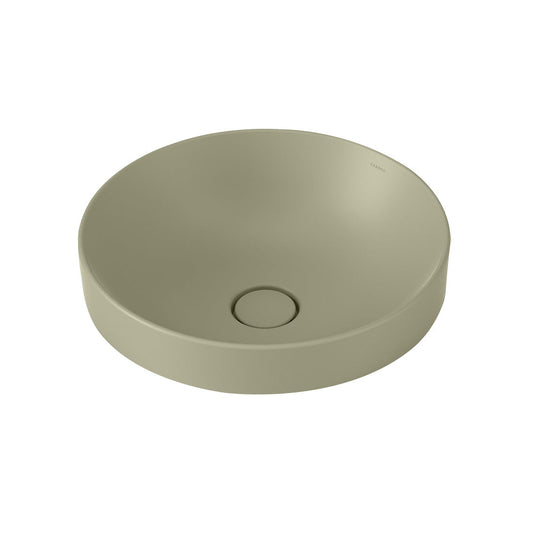 Caroma Liano II 400mm Round Inset Basin Matte Green