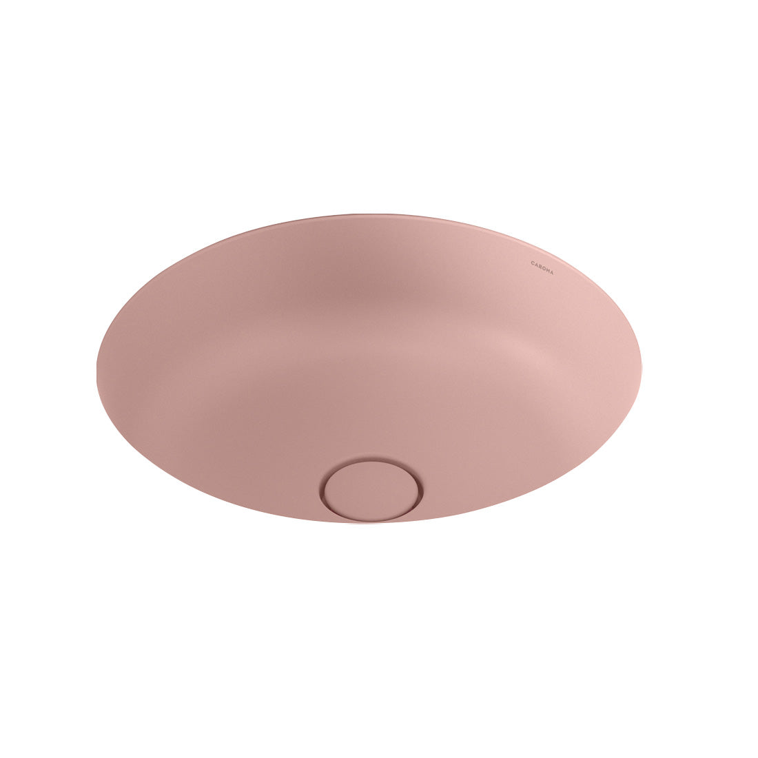 Caroma Liano II 440mm Round Under/Over Counter Basin Matte Pink
