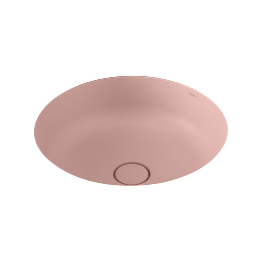 Caroma Liano II 440mm Round Under/Over Counter Basin Matte Pink