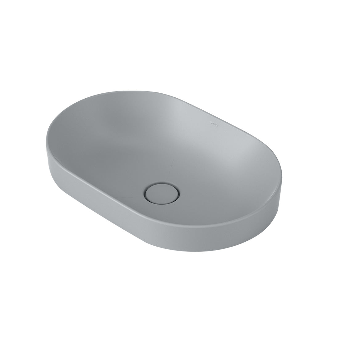 Caroma Liano II 530mm Pill Inset Basin Matte Grey
