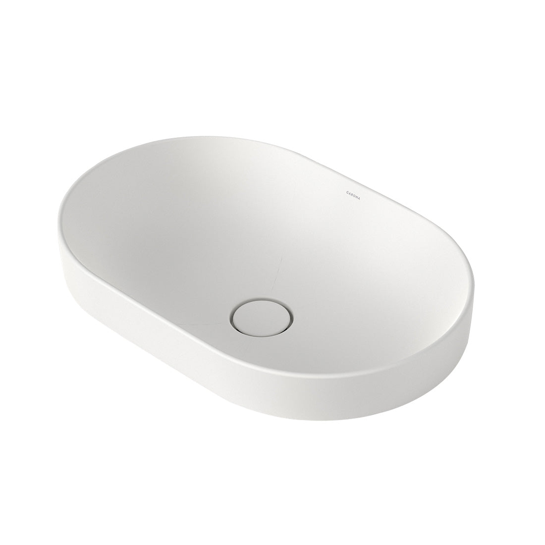 Caroma Liano II 530mm Pill Inset Basin Matte White