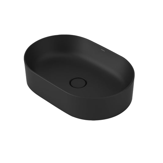 Caroma Liano II 530mm Pill Above Counter Basin Matte Black