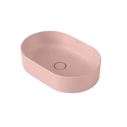 Caroma Liano II 530mm Pill Above Counter Basin Matte Pink
