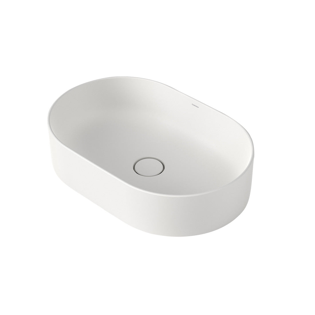 Caroma Liano II 530mm Pill Above Counter Basin Matte White