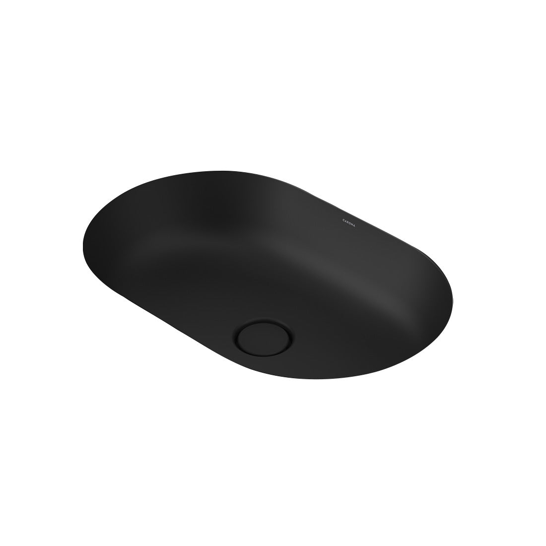 Caroma Liano II 580mm Pill Under/Over Counter Basin Matte Black
