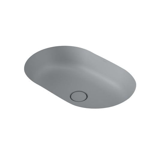 Caroma Liano II 580mm Pill Under/Over Counter Basin Matte Grey