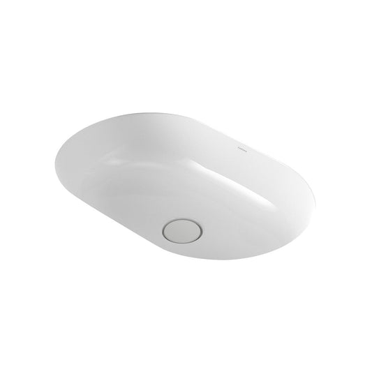 Caroma Liano II 580mm Pill Under/Over Counter Basin White