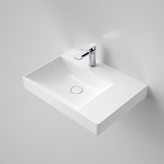 Caroma Urbane II Right Hand Shelf Wall Basin (1 Tap Hole)