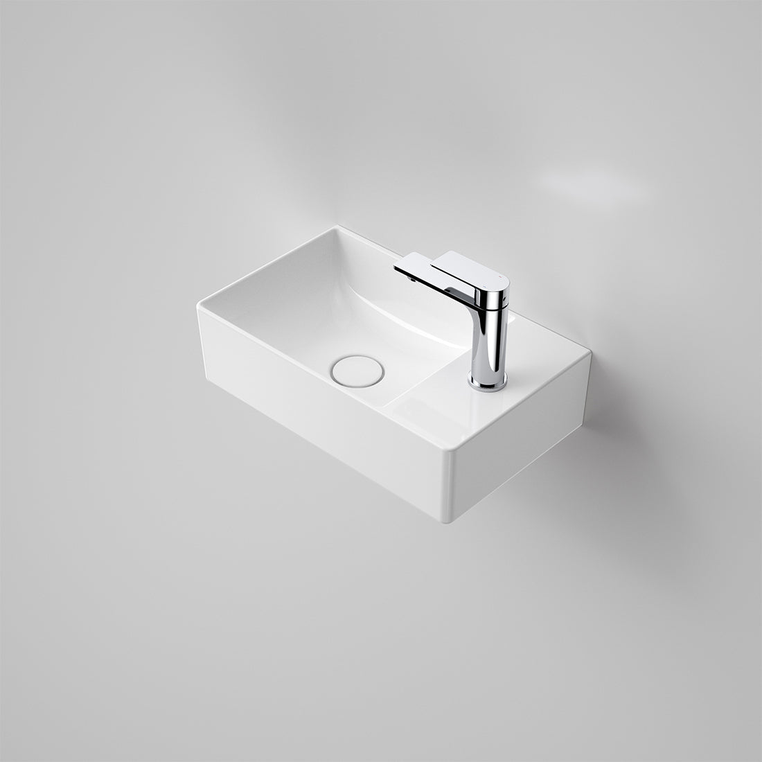 Caroma Urbane II Hand Wall Basin Chrome (1 Tap Hole)