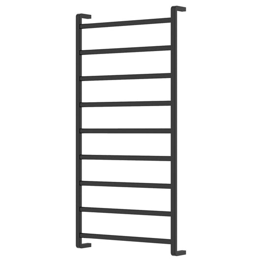 Fienza Koko Heated Towel Rail 600 x 1200mm Matte Black
