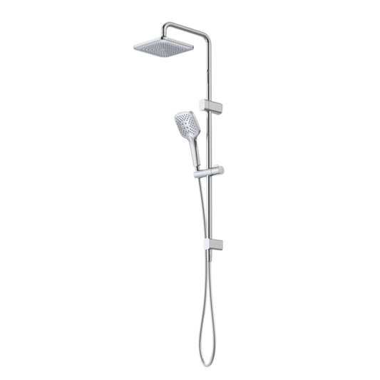 Caroma Luna Multifunction Rail Shower with Overhead Chrome