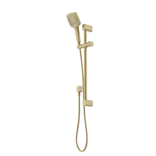 Caroma Luna Multifunction Rail Shower Brushed Brass