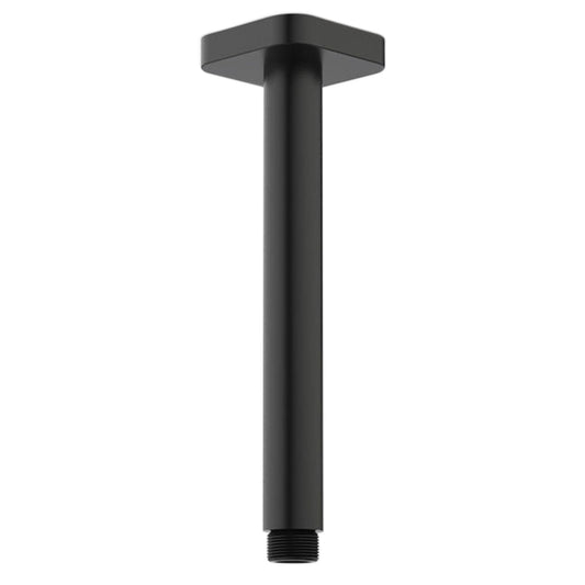 Caroma Luna Straight Arm Square Flange 210 Black
