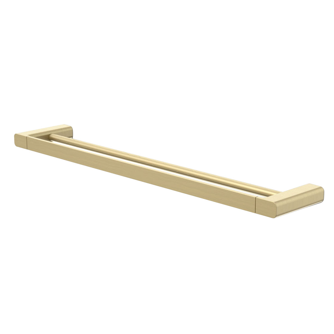 Caroma Luna Double Towel Rail 630mm Brushed Brass