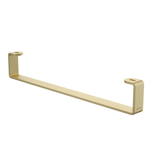 Caroma Urbane II Hand Wall Basin Integrated Rail Brushed Brass
