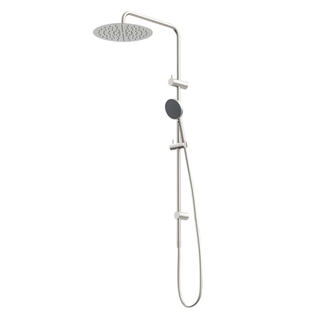 Caroma Urbane II Rail Shower with 300mm Overhead Brushed Nickel