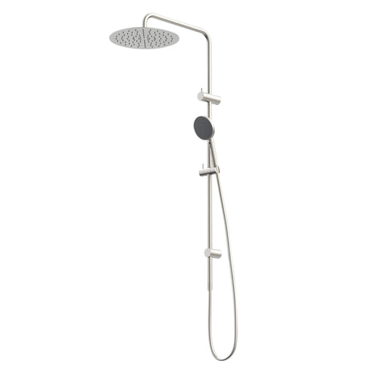 Caroma Urbane II Rail Shower with 300mm Overhead Brushed Nickel
