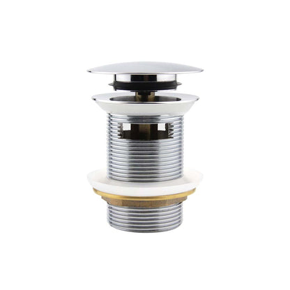 Plug & Waste Dome Pop Up 40Mm Overflow