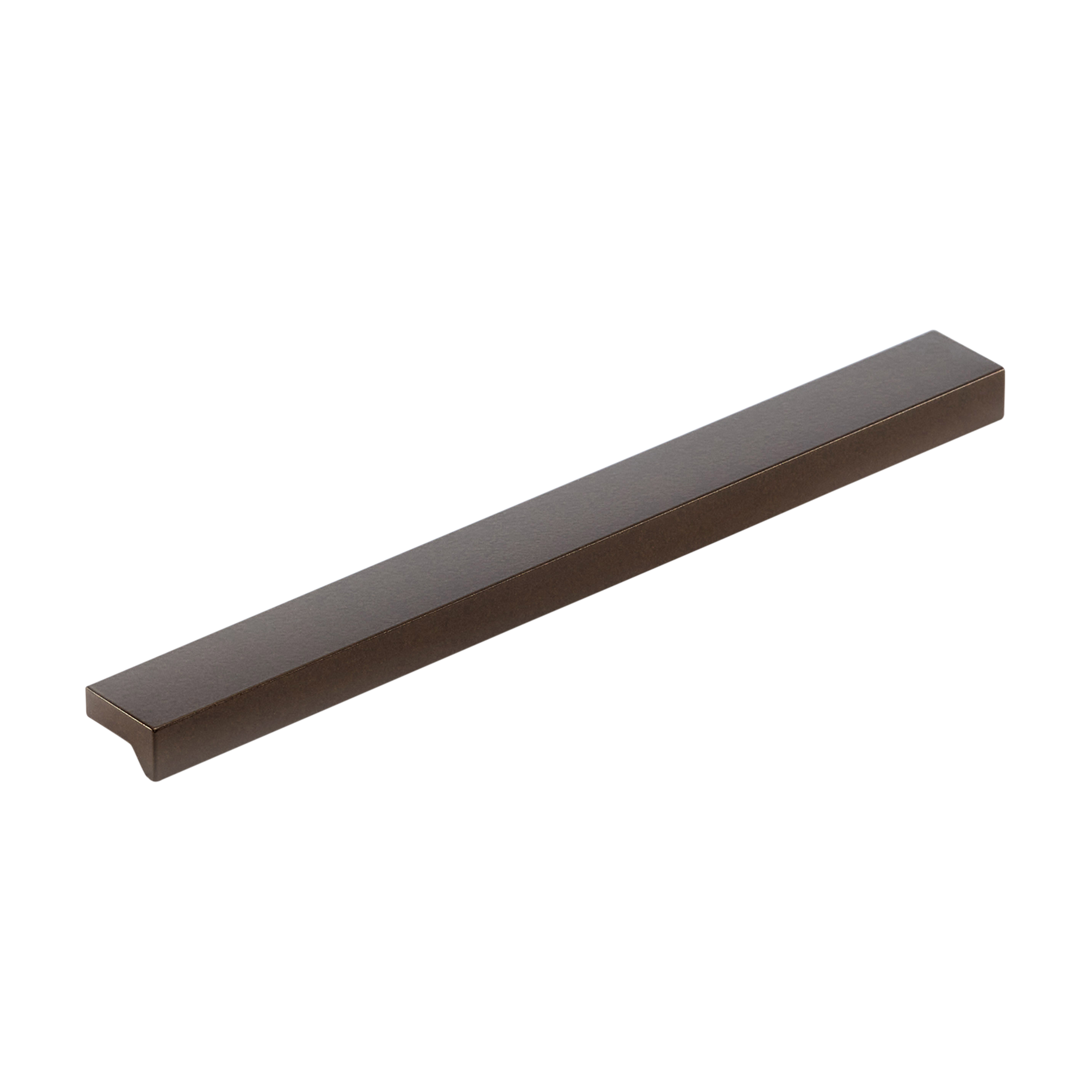 Momo Angle Pull Handle 128mm In Metallic Golden Brown