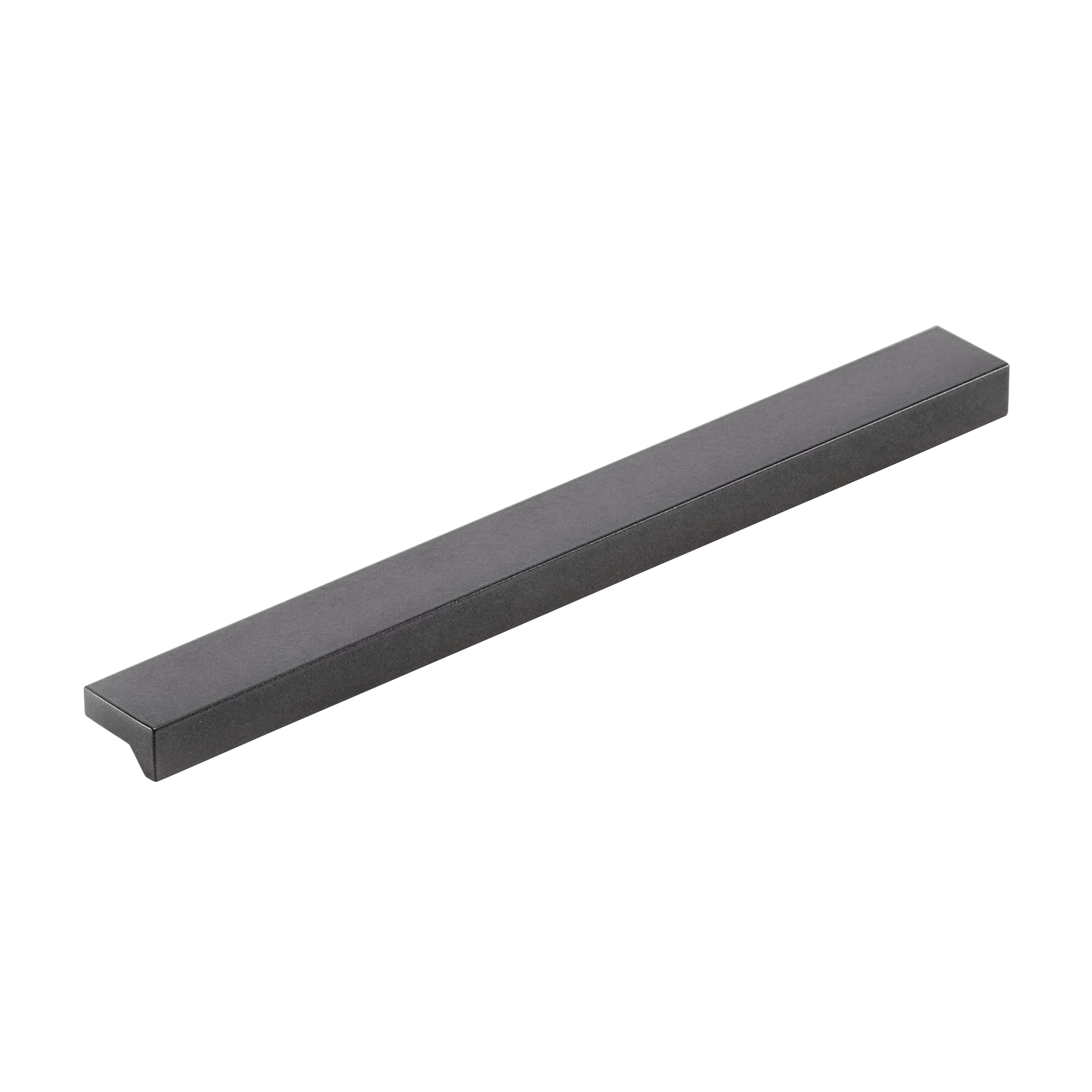 Momo Angle Pull Handle 128mm In Metallic Grey