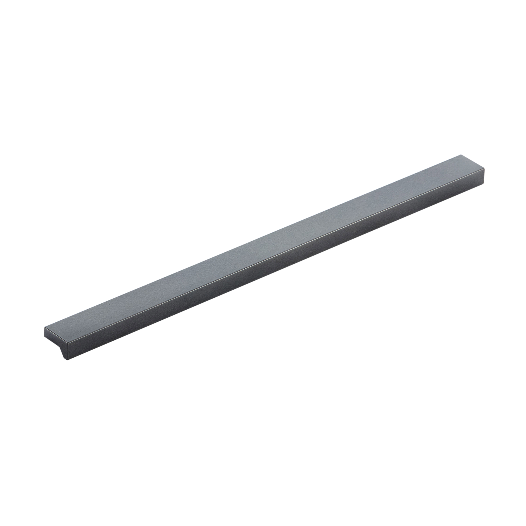 Momo Angle Pull Handle 192mm In Metallic Grey