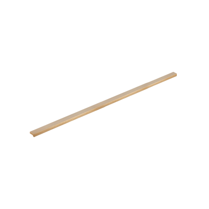 Momo Angle Pull Handle 480mm in Brushed Dark Brass