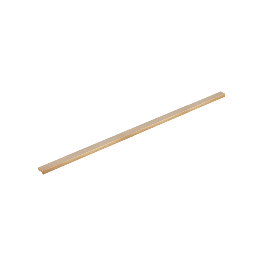 Momo Angle Pull Handle 480mm in Brushed Dark Brass