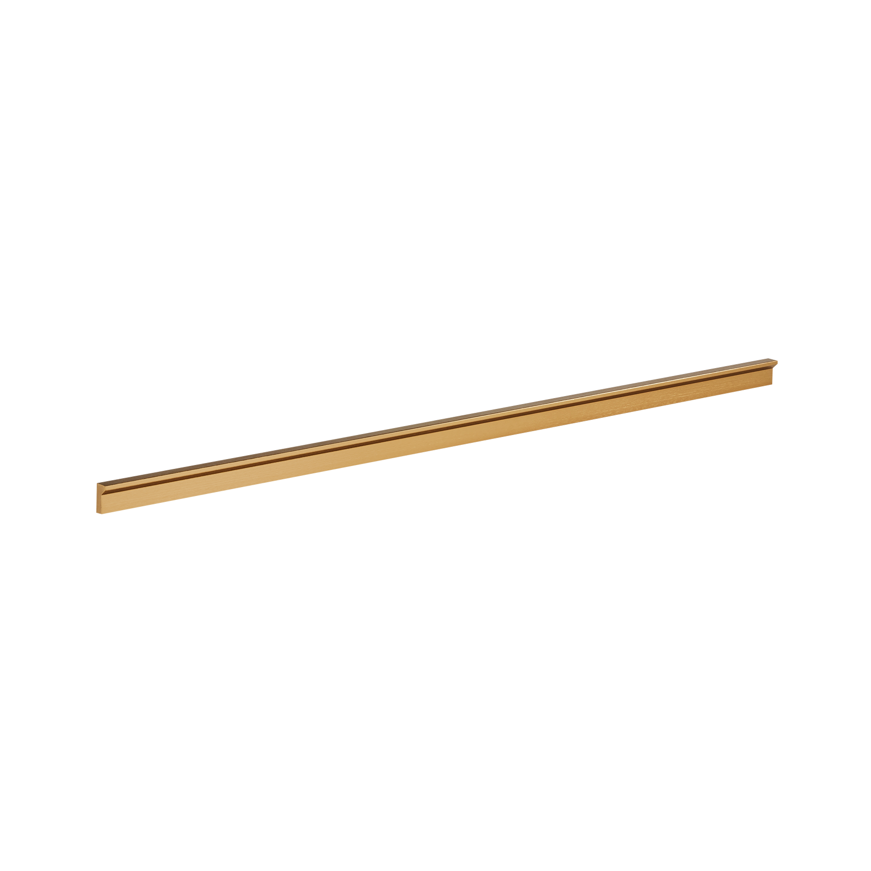 Momo Angle Pull Handle 480mm in Brushed Dark Brass (2)