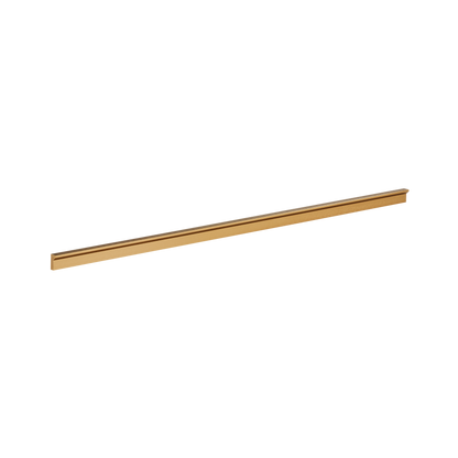 Momo Angle Pull Handle 480mm in Brushed Dark Brass (2)
