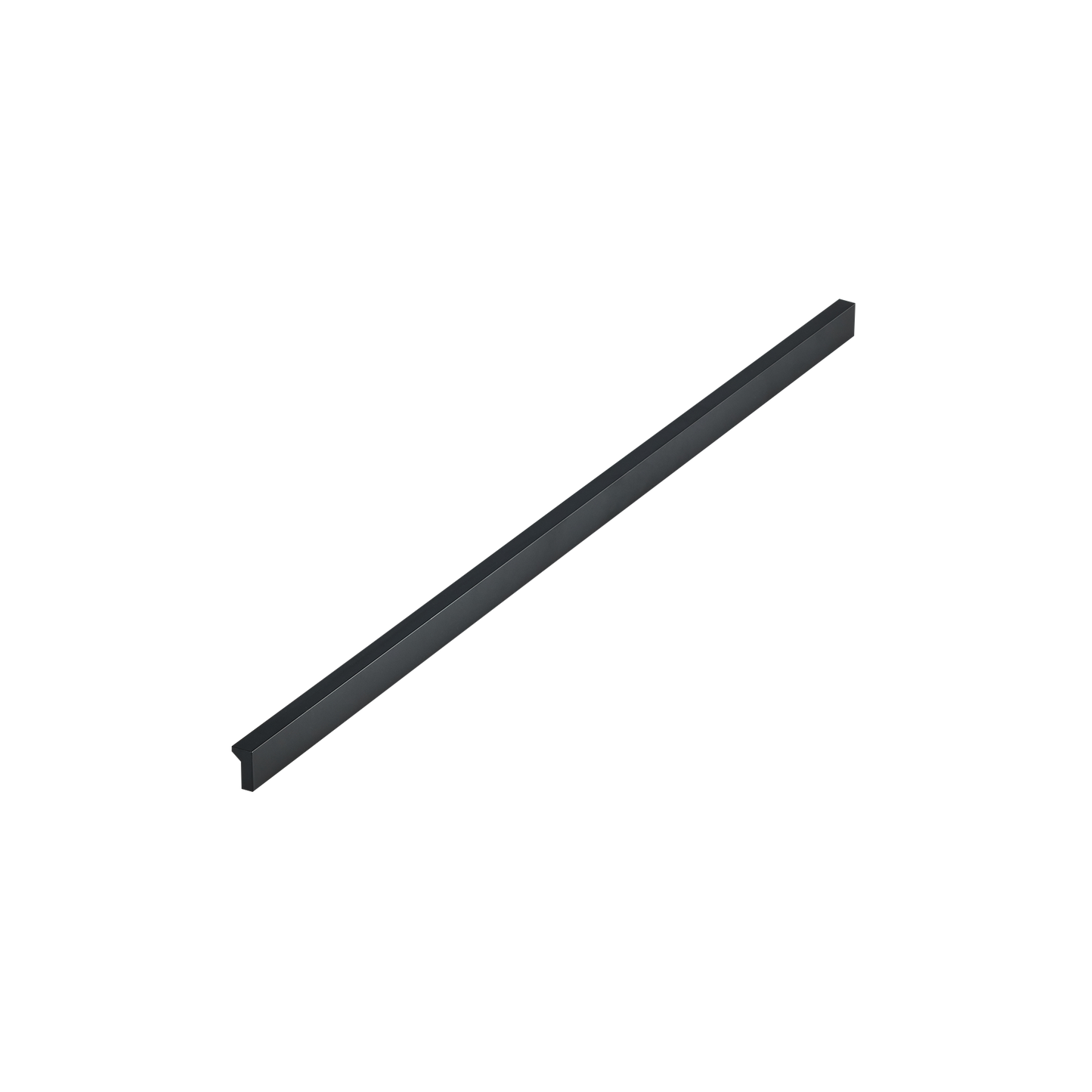Momo Angle Pull Handle 480mm in Matt Black (1)