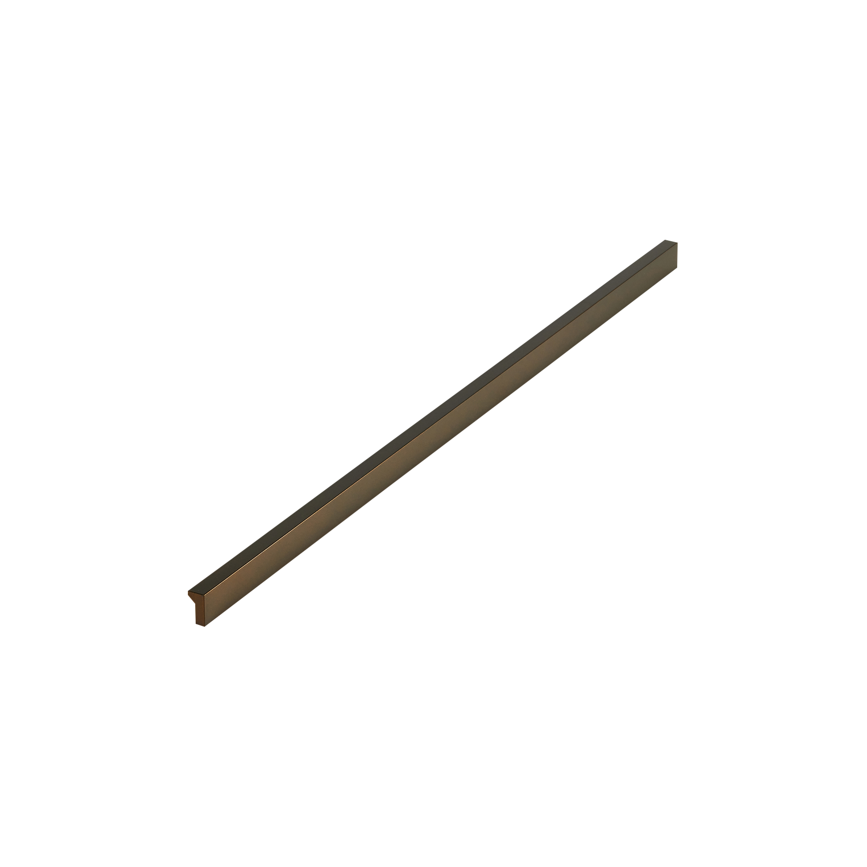 Momo Angle Pull Handle 480mm in Metallic Golden Brown (2)