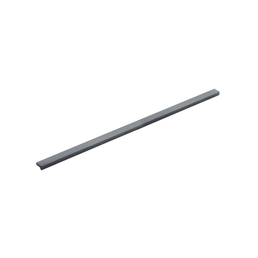Momo Angle Pull Handle 480mm in Metallic Grey