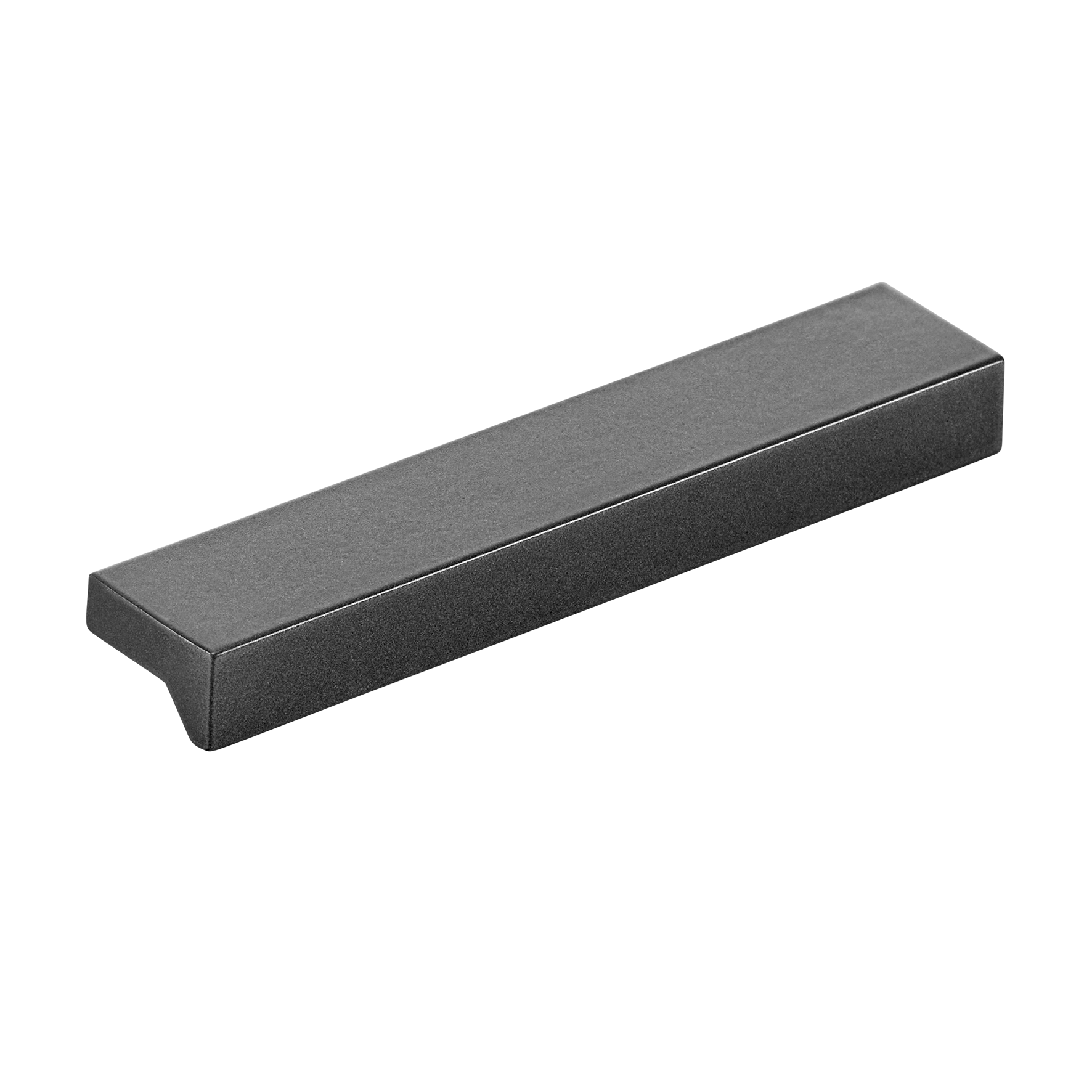 Momo Angle Pull Handle 64mm In Metallic Grey
