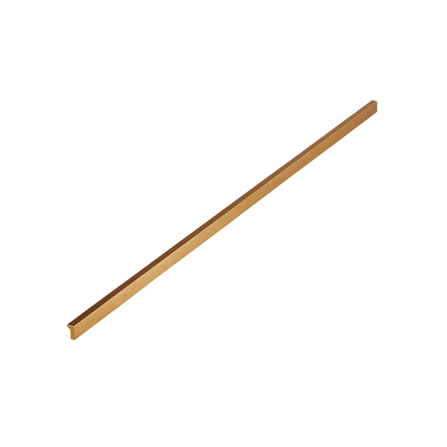 Momo Angle Pull Handle 640mm in Brushed Dark Brass (1)
