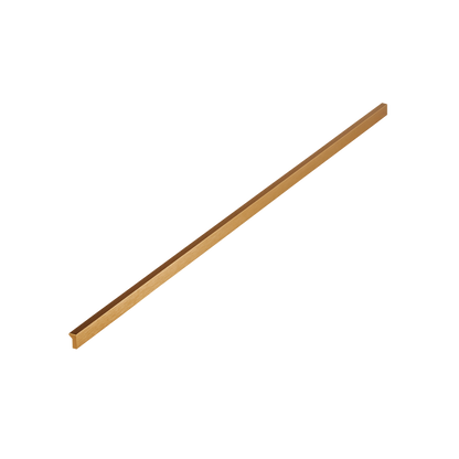 Momo Angle Pull Handle 640mm in Brushed Dark Brass (1)