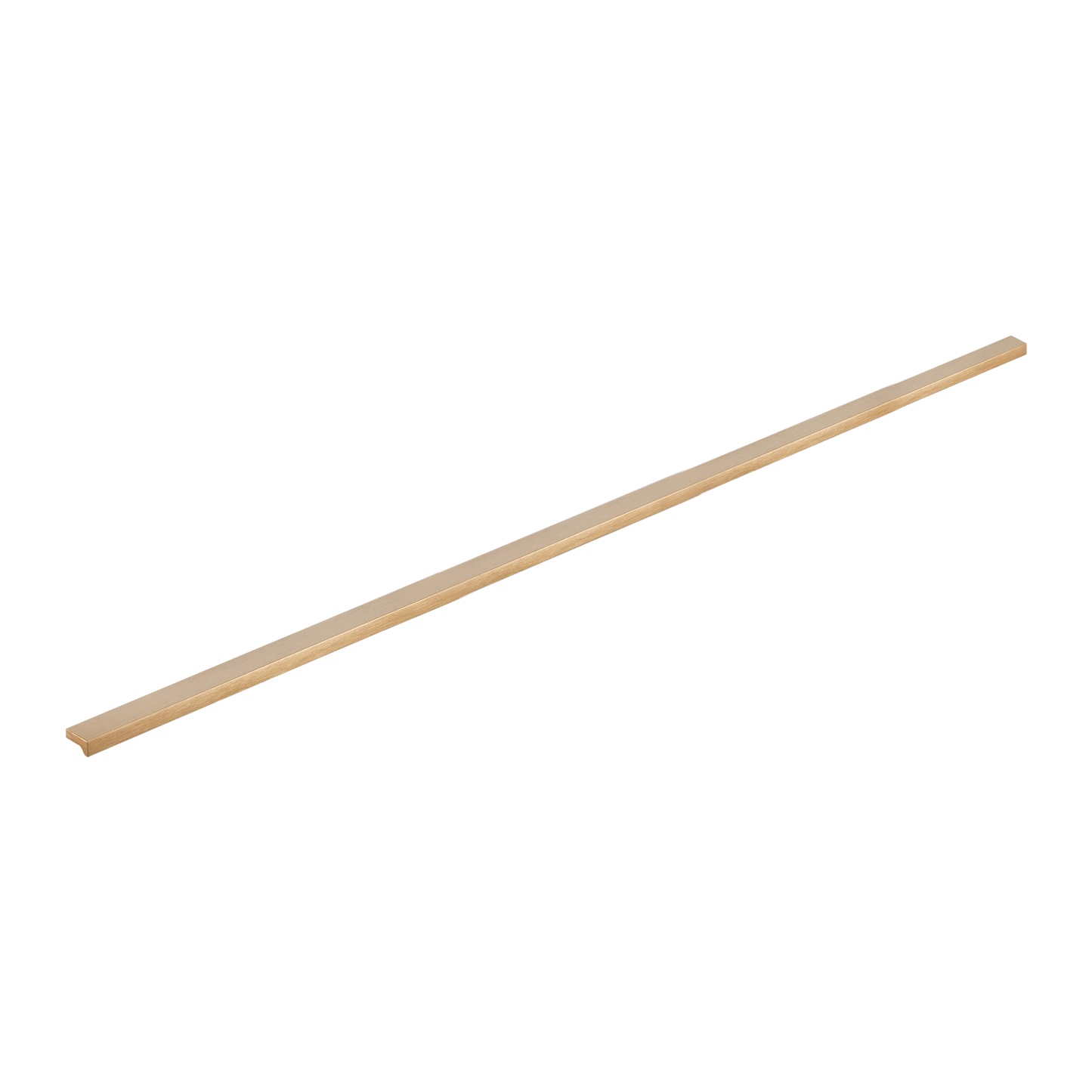 Momo Angle Pull Handle 640mm in Brushed Dark Brass